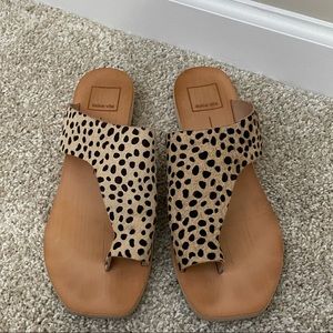 Dolce Vita leopard print sandals